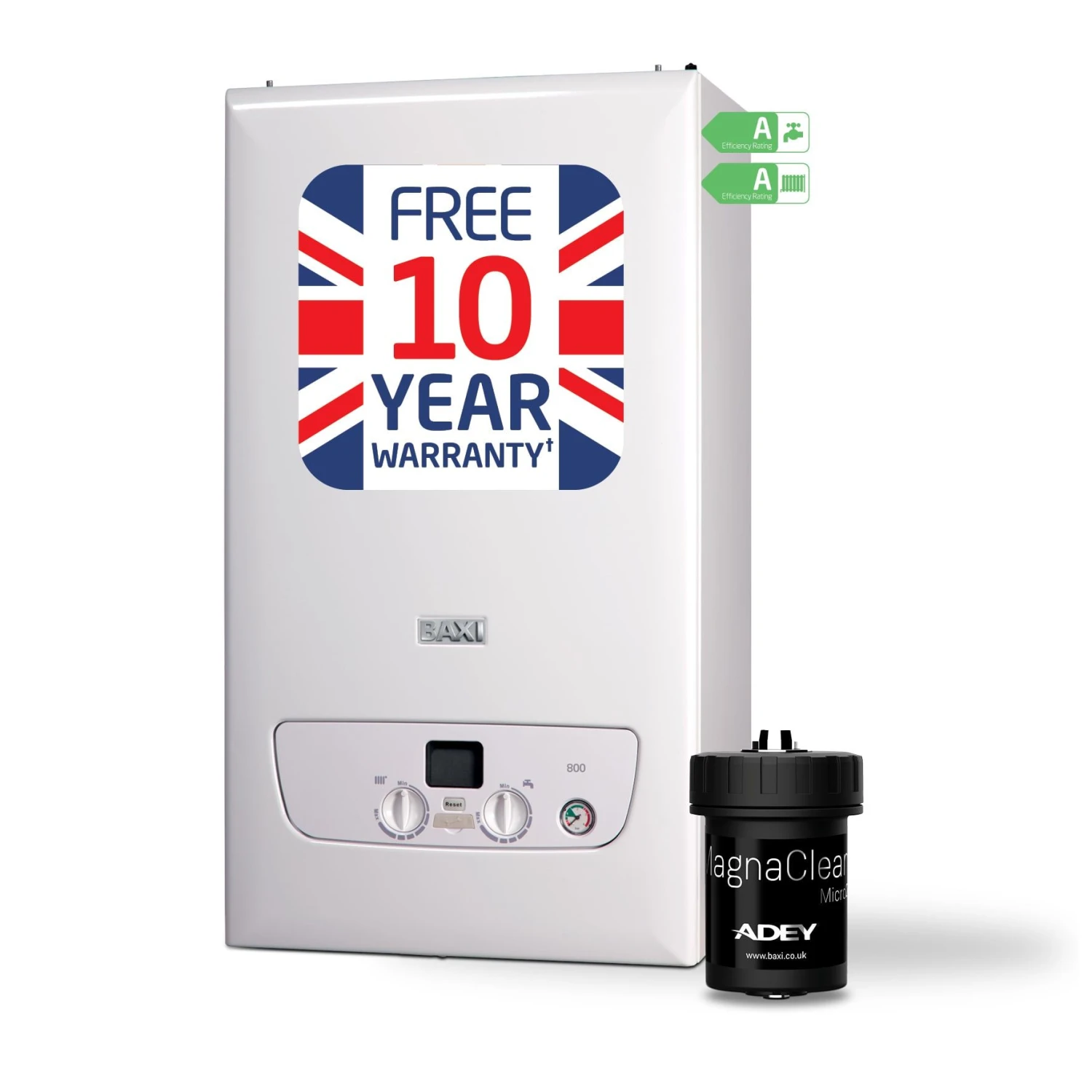 Baxi 825 Natural Gas Combi Boiler Complete With Magnaclean Micro 2 Filter (10 Year Warranty) 7732189 2 Baxi 825 Natural Gas Combi Boiler Complete With Magnaclean Micro 2 Filter (10 Year Warranty) 7732189 - Image 2