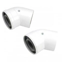 Viessmann Vitodens 45° Elbows (Pair)