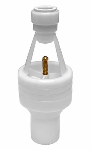 Hotun SF Hiflo Dry Trap Tundish (Speedfit Inlet X Universal Pushfit Outlet) White 15mm X 32mm - HHWSF15-32 1 Hotun SF Hiflo Dry Trap Tundish (Speedfit Inlet X Universal Pushfit Outlet) White 15mm X 32mm - HHWSF15-32