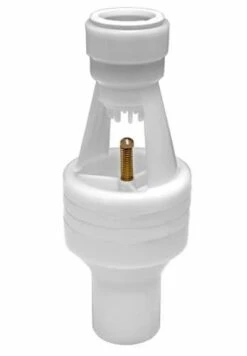 Hotun SF XL Dry Trap Tundish (Speedfit Inlet X Universal Pushfit Outlet) White 22mm X 32mm - HXLSF22-32