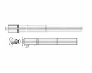 Grant White System Adjustable Vertical 3m Flue Kit With Terminal And Storm Collar 26-70kW - VTK0690200 1 Grant White System Adjustable Vertical 3m Flue Kit With Terminal And Storm Collar 26-70kW - VTK0690200