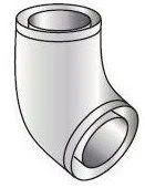 Grant White System 45° Elbow 12-26kW