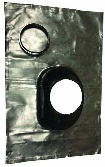 Grant White System Pitched Roof Flashing And Collar (Lead Replacement) 26-70kW - VTK26P200/X 1 Grant White System Pitched Roof Flashing And Collar (Lead Replacement) 26-70kW - VTK26P200/X