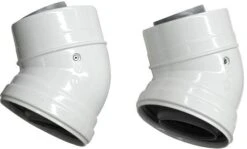 Ideal Logic+ 45° Elbow (Pair)