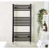 Kartell K-Rail 22mm Heated Towel Rail Black 600mm