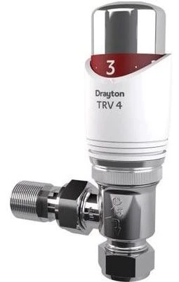 Drayton TRV4 Classic Angle White/CP Head 15mm - 07 05 150 1 Drayton TRV4 Classic Angle White/CP Head 15mm - 07 05 150