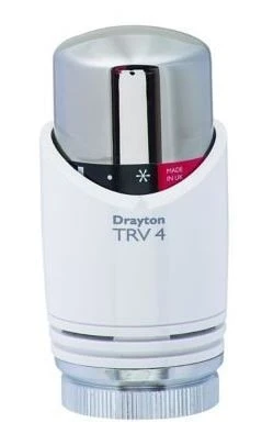 Drayton TRV4 Integral Sensor Head WH/CP 15mm - 07 25 006