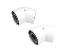 Worcester 45° Flue Bends (Pair)
