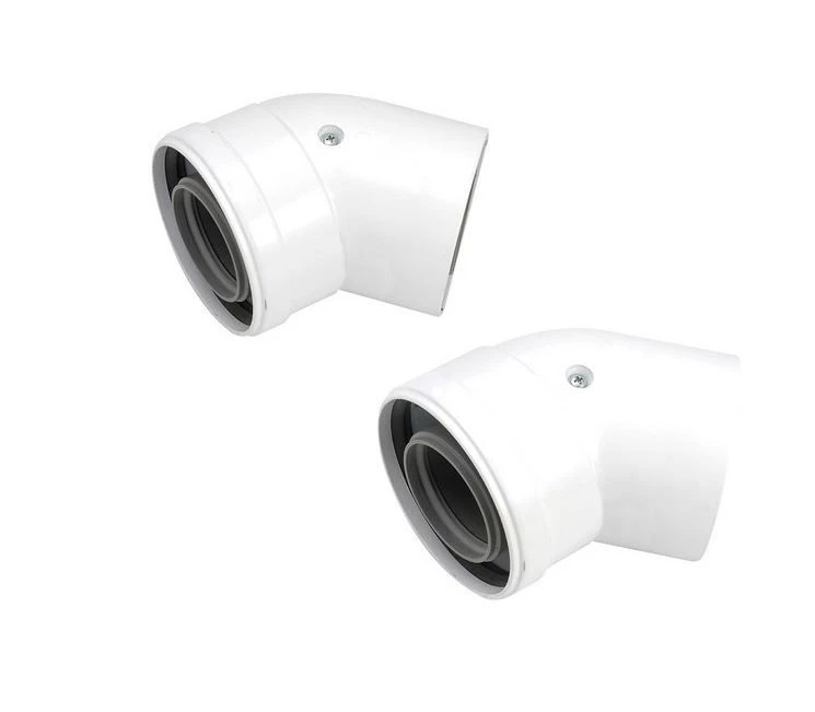 Worcester 45° Flue Bends (Pair) 1 Worcester 45° Flue Bends (Pair)