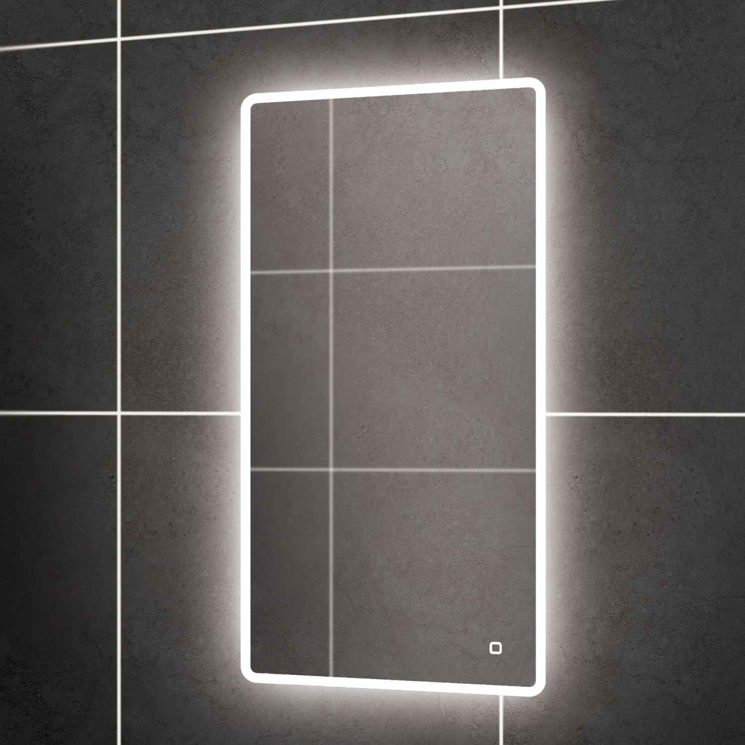 HiB Vega 40 LED Bathroom Mirror 1 HiB Vega 40 LED Bathroom Mirror