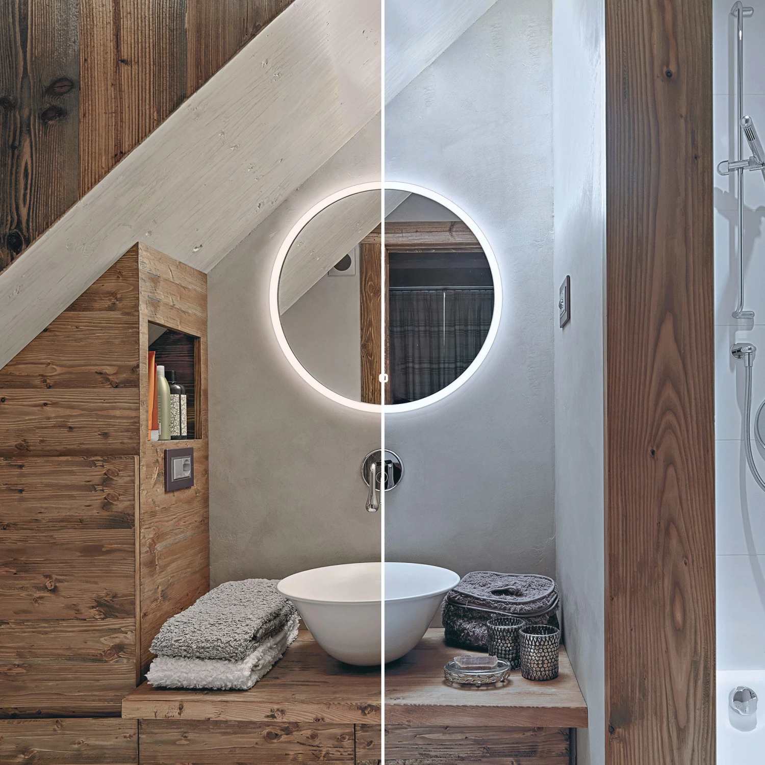 HiB Sphere 60 LED Bathroom Mirror 3 HiB Sphere 60 LED Bathroom Mirror - Image 3