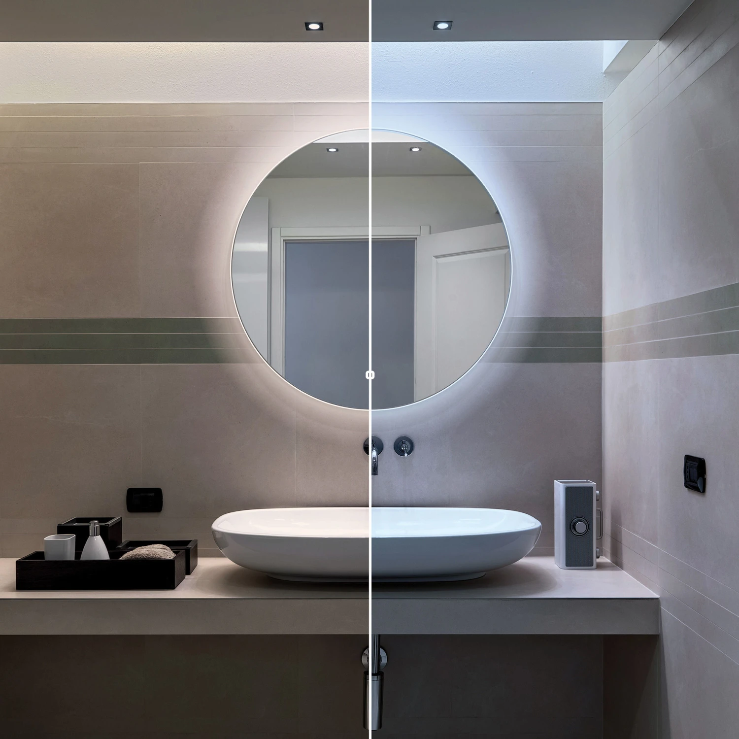 HiB Theme 100 LED Bathroom Mirror 3 HiB Theme 100 LED Bathroom Mirror - Image 3