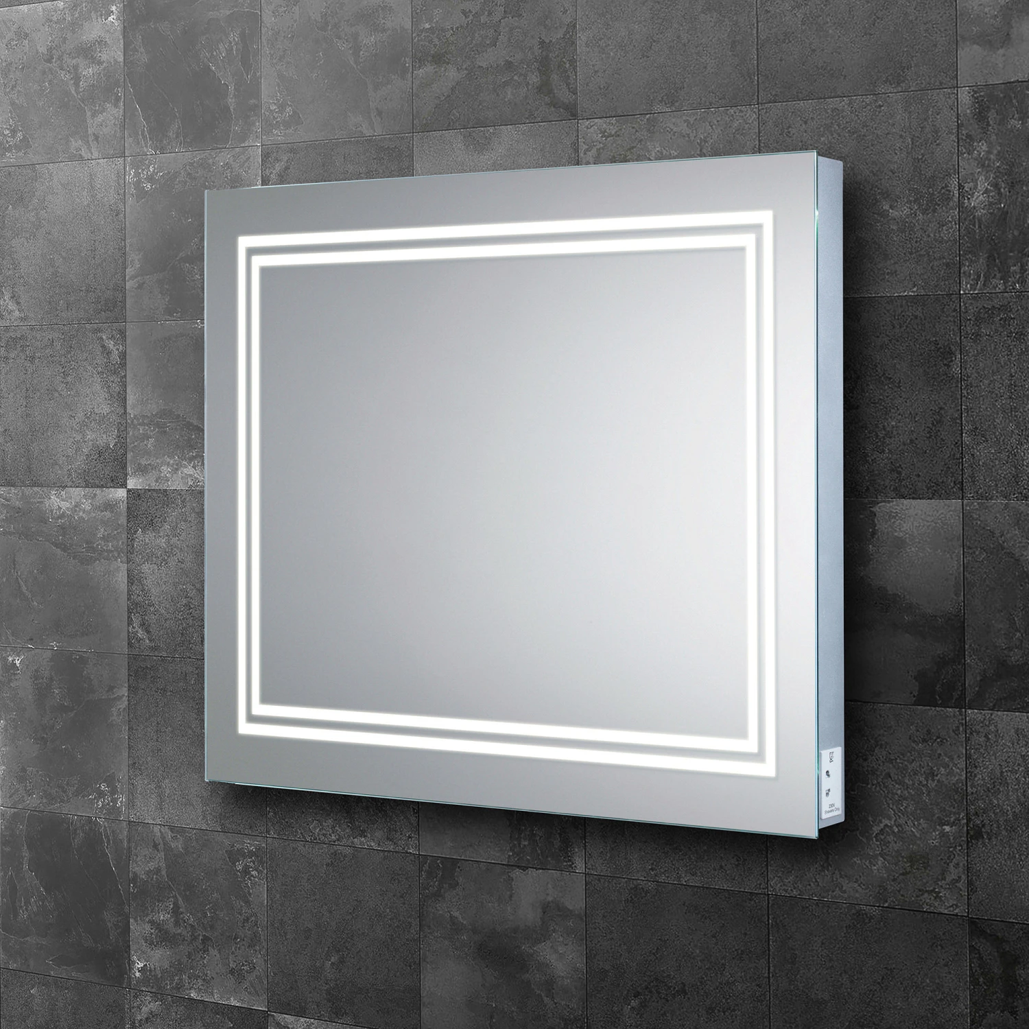 HiB Boundary 80 LED Bathroom Mirror 1 HiB Boundary 80 LED Bathroom Mirror