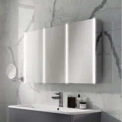 HiB Xenon 120 Mirrored Bathroom Cabinet