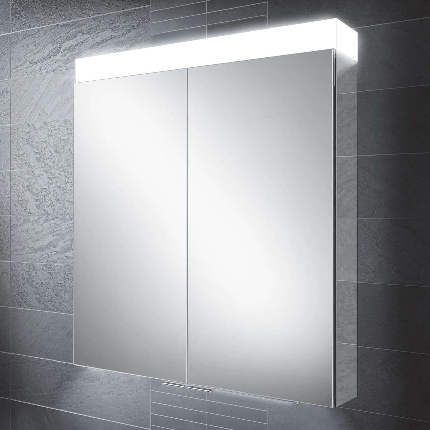 HiB Apex 80 Mirrored Bathroom Cabinet 1 HiB Apex 80 Mirrored Bathroom Cabinet
