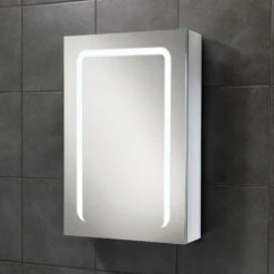 HiB Stratus 50 Mirrored Bathroom Cabinet