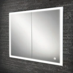 HiB Vanquish 80 Mirrored Bathroom Cabinet