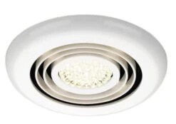 HiB Turbo Inline Fan With Warm White LED White - 34000