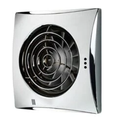 HiB Hush TH Fan Chrome 15.8cm X 15.8cm X 3cm - 33200