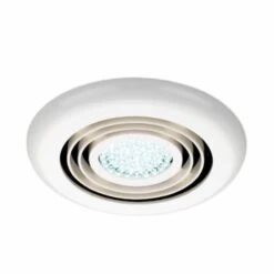HiB Cyclone Wet Room Inline Fan With Cool White LED White - 32600