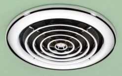 HiB Cyclone Wet Room Inline Fan Non Illuminated Chrome