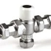 Intatec Thermostatic Mixing Valve TMV2/TMV3 With Check Valves 15mm