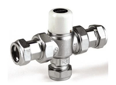 Intatec Thermostatic Mixing Valve TMV2/TMV3 With Check Valves 15mm 1 Intatec Thermostatic Mixing Valve TMV2/TMV3 With Check Valves 15mm