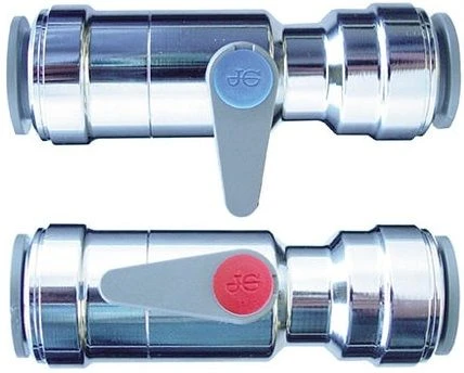 JG Speedfit Ball Valve Chrome 10mm - 10BV 1 JG Speedfit Ball Valve Chrome 10mm - 10BV