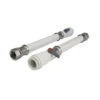JG Speedfit Flexi Hoses With Service Valve White (2 Pack) 22mm X 3/4" X 300mm - WFLX39-H