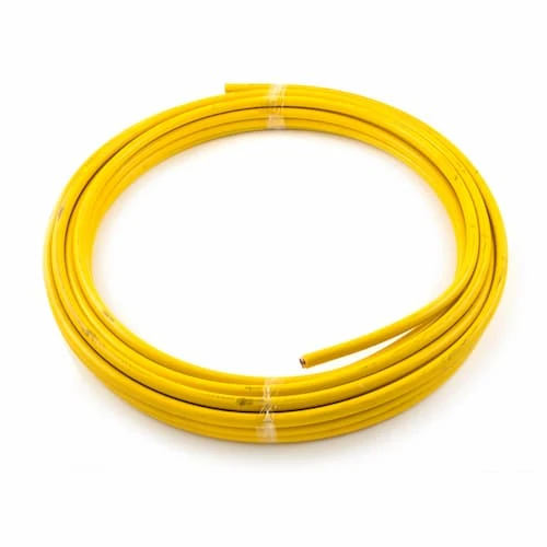 Yellow PVC Coated Table Y Copper Tube Coil 15mm X 25m 1 Yellow PVC Coated Table Y Copper Tube Coil 15mm X 25m