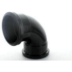 Hunter Double Socket Bend 92.5° Black 110mm - BS671