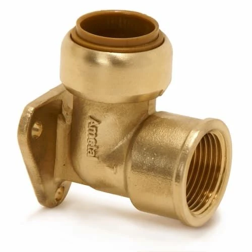 Pegler Tectite Classic Backplate Elbow 15mm - T15 1 Pegler Tectite Classic Backplate Elbow 15mm - T15