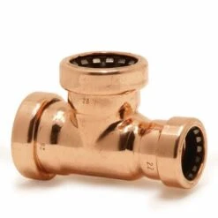 Pegler Tectite Sprint Reduced End Tee 22mm X 15mm X 22mm - TT26