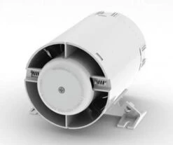 Polypipe Silavent Sapphire Inline Fan With Timer And Duct Kit 100mm - GLD100AC-TKR