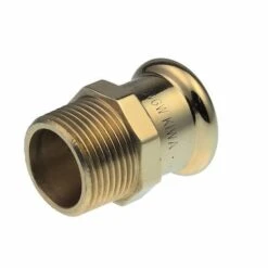 Xpress Copper S3 Straight Male Connector 35mm X 1 1/4" - 38119