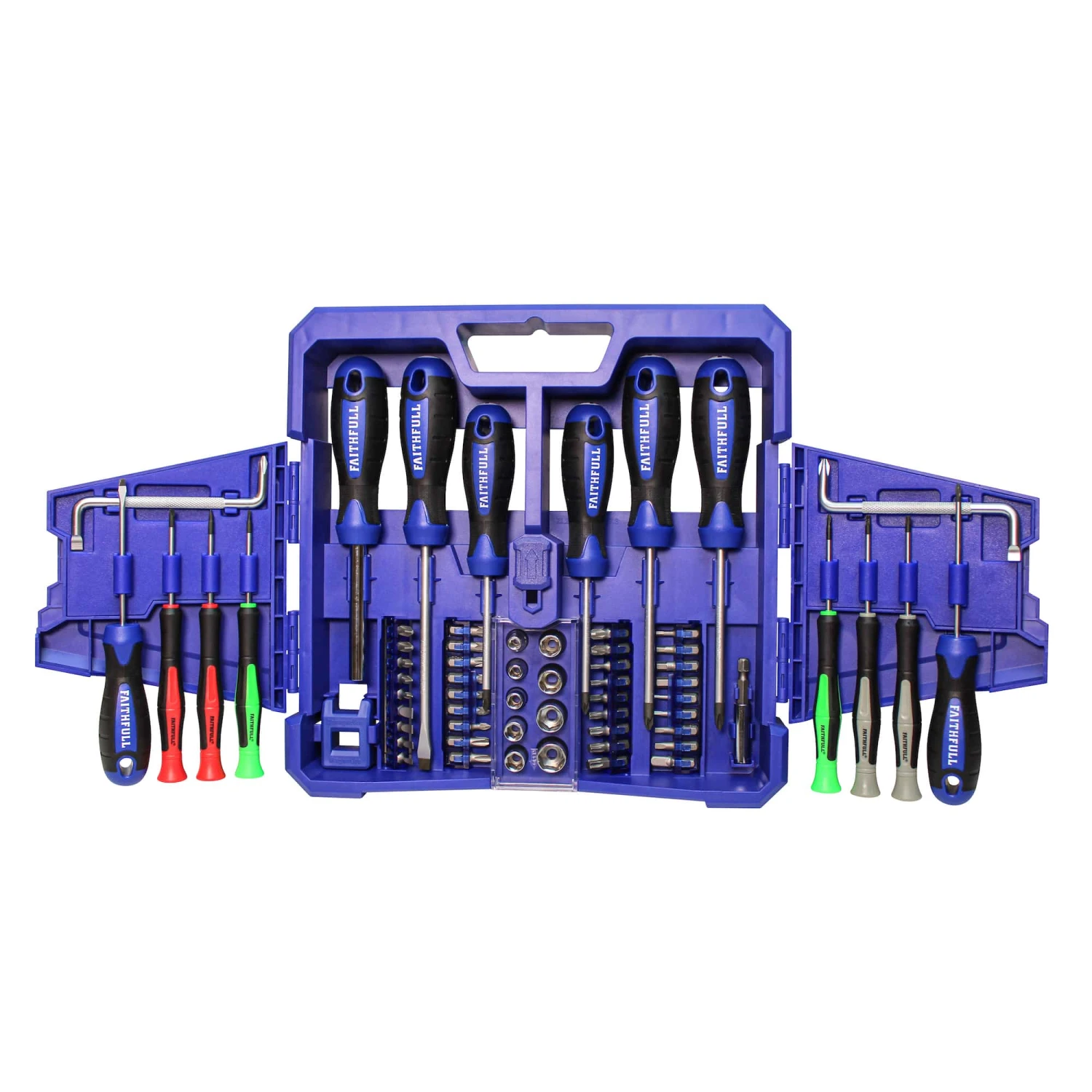 Faithfull Screwdriver Set (63 Piece) 1 Faithfull Screwdriver Set (63 Piece)
