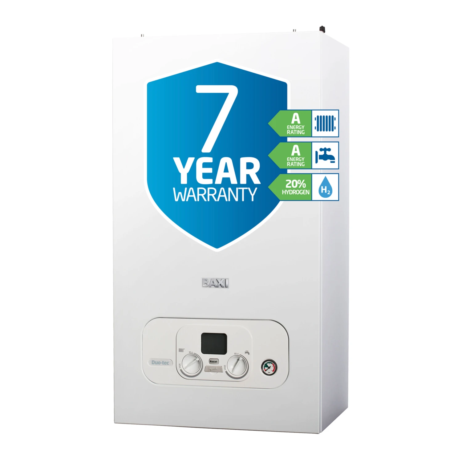 Baxi Duo-tec Compact Combi Boiler 30kW - 7844710 2 Baxi Duo-tec Compact Combi Boiler 30kW - 7844710 - Image 2