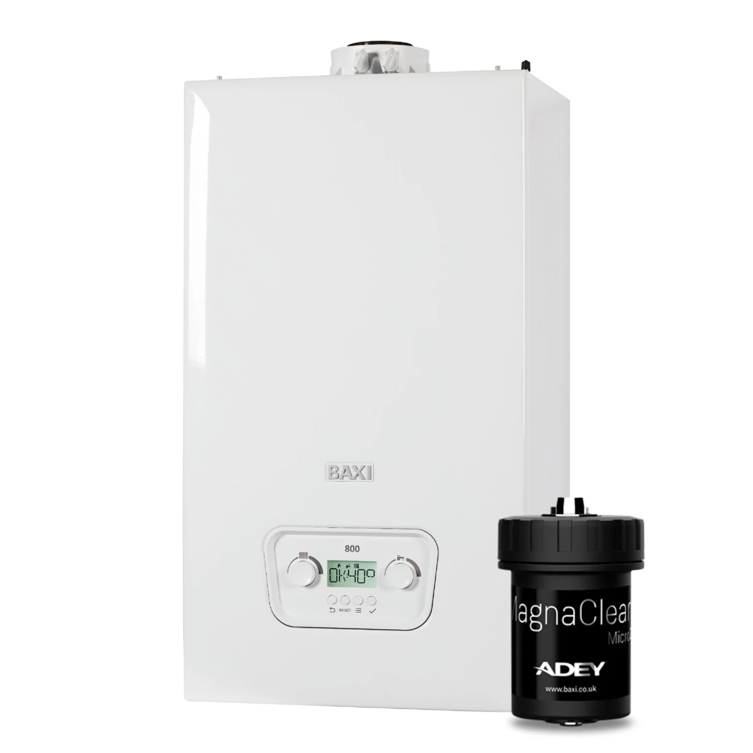 Baxi 824 Combi 2 Boiler With Adey MagnaClean Micro2 Filter 24kW - 7814304 1 Baxi 824 Combi 2 Boiler With Adey MagnaClean Micro2 Filter 24kW - 7814304