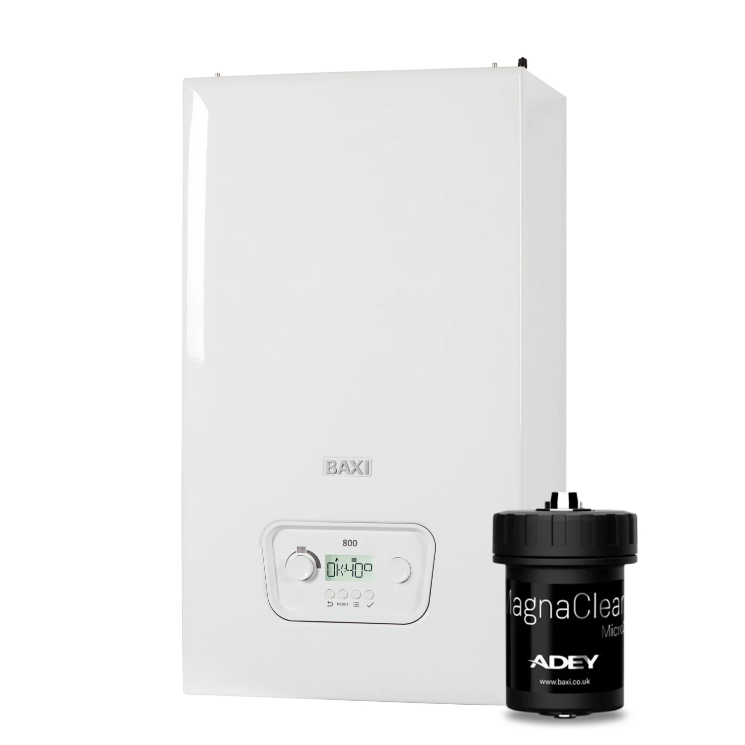 Baxi 818 System 2 Boiler With Adey MagnaClean Micro 2 Filter 18kW - 7814313 1 Baxi 818 System 2 Boiler With Adey MagnaClean Micro 2 Filter 18kW - 7814313