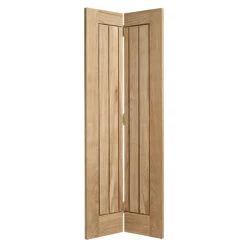 Mexicano Unfinished Internal Bifold Oak Doors