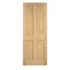 London 4-Panel Pre-Finished Oak Door