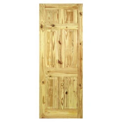 Knotty Pine 6-Panel Internal Door