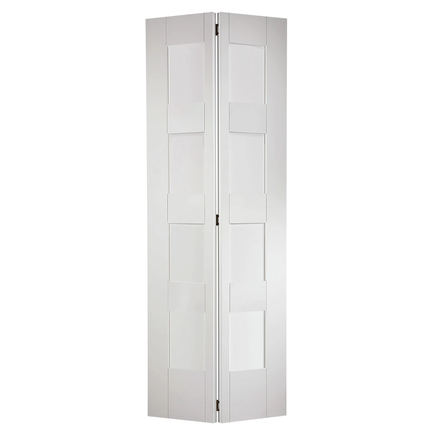 Shaker 4-Light Primed Clear Glazed Bifold Doors White 1 Shaker 4-Light Primed Clear Glazed Bifold Doors White