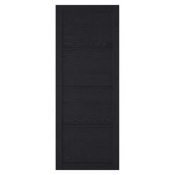 Soho 4-Panel Pre-Finished Internal Door Dark Charcoal