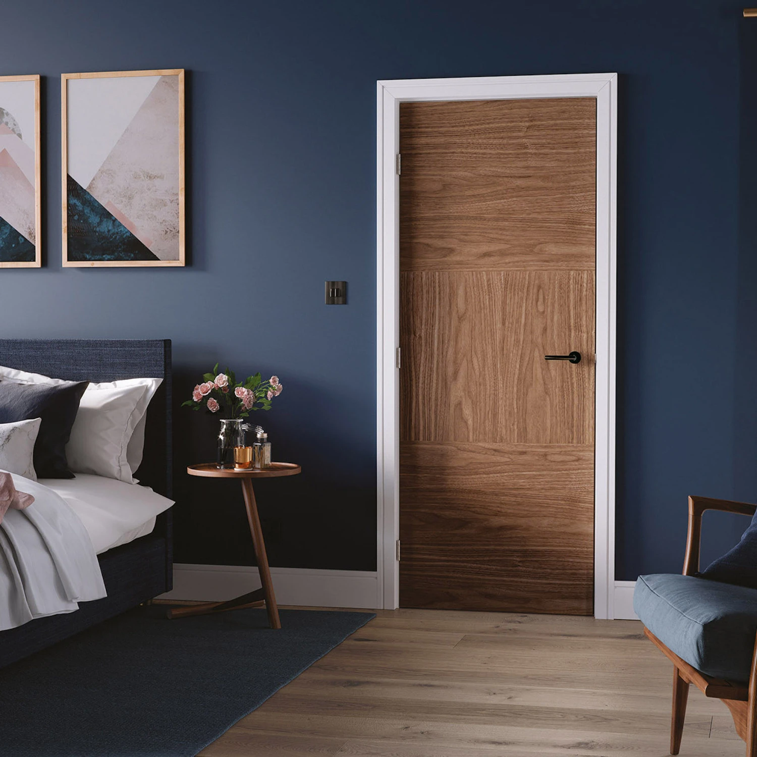 Tres Pre-Finished Internal Door Walnut 2 Tres Pre-Finished Internal Door Walnut - Image 2