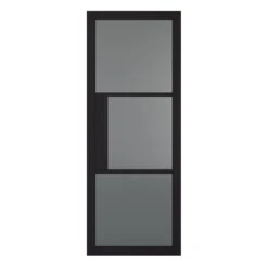 Tribeca 3-Light Tinted Primed Plus Internal Door Black