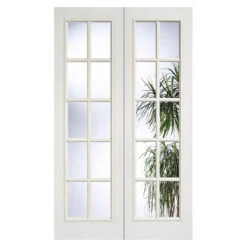 SA 20-Light Glazed Primed Doors (Pair) White 1168mm X 1981mm - W20L46