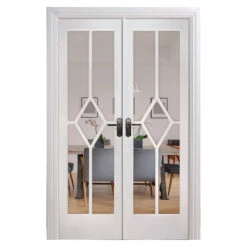 Reims W4 Primed White Glazed Room Divider 1246mm X 2031mm - W4WFREI