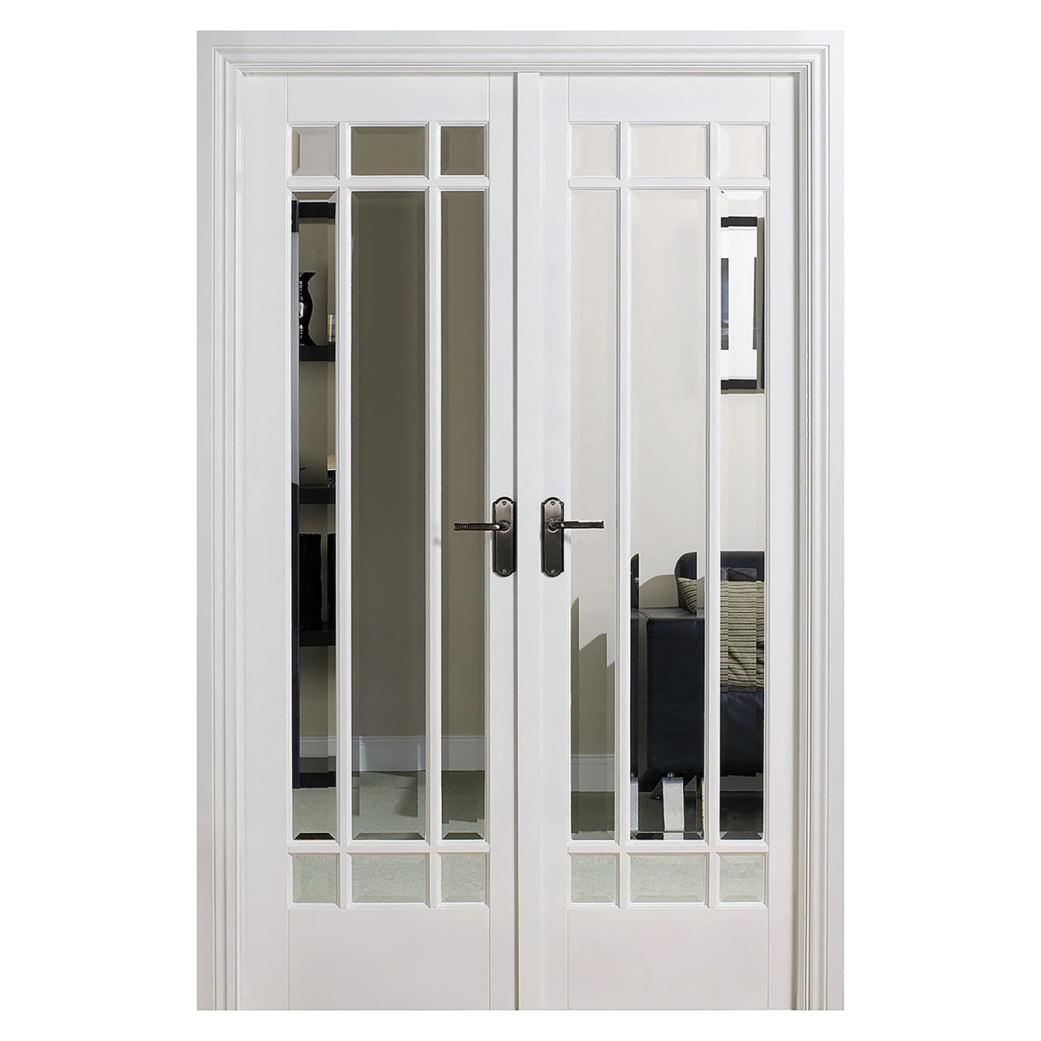 Manhattan W4 Primed White Glazed Room Divider 1246mm X 2031mm - W4WHI 1 Manhattan W4 Primed White Glazed Room Divider 1246mm X 2031mm - W4WHI