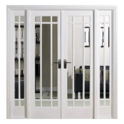 Manhattan W6 Primed White Glazed Room Divider 1904mm X 2031mm - W6WHI